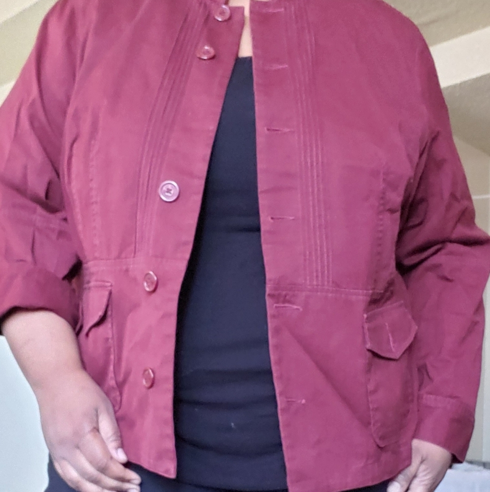 Burgundy Jacket - Picture 3 of 4